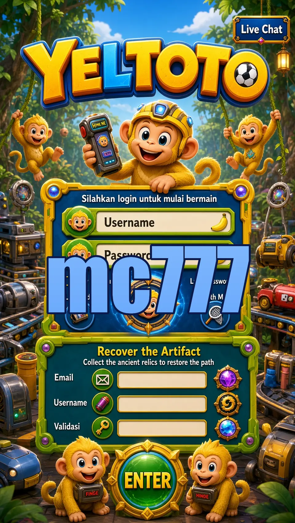mc777 Tangkapan Layar - APK Resmi